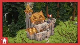 How to Build the Averille Medieval Castle in Minecraft [upl. by Kcirrag]