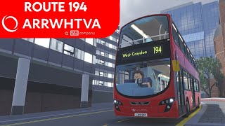 Roblox Croydon 131  Arrwheatva Route 194  DB300 Gemini 2  SIM SERVER [upl. by Alison]