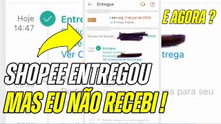 Resolvido Pedido entregue mas não recebi shopee  como solucionar de forma simples e rápida [upl. by Hanid]