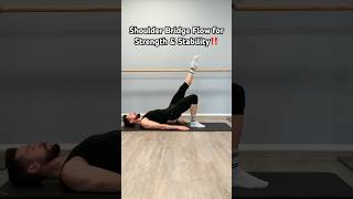 Shoulder Bridge Flow for Strength amp Stabilityglutesworkout hamstringexercises [upl. by Neiht]