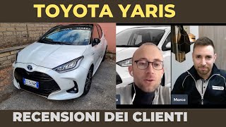 TOYOTA YARIS HYBRID  Recensioni dei clienti [upl. by Alleira]