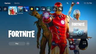 NEW PlayStation 5 Fortnite THEME Music [upl. by Krahling]