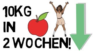 10kg in 2 Wochen abnehmen Wie schnell kann man abnehmen [upl. by Secor]