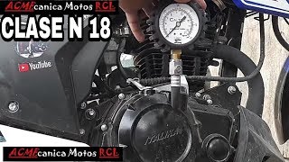 Así se Checa la COMPRESIÓN de tu MOTOCICLETA  MUY FÁCIL [upl. by Arutek51]