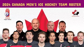 Team Canada Roster  2024 IIHF Ice Hockey World Championship  CA MensWorlds [upl. by Encratis]