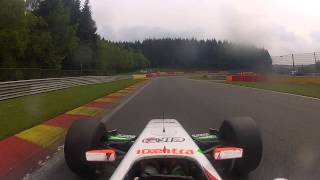 Onboard Mihai Marinescu Formula Renault 35 Spa Fast Lap [upl. by Wartow368]