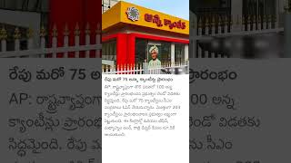 NTR Anna Canteen Reopen in AP [upl. by Christina]