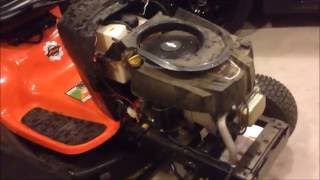 How to adjust valve lash on Briggs amp Stratton 330000 series engine [upl. by Enyalaj]