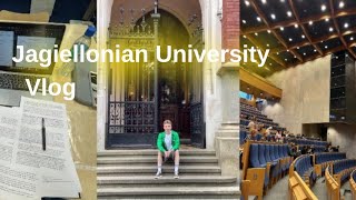 VLOG  daily life at Jagiellonian University [upl. by Airamas]