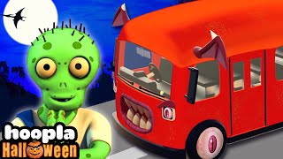 Scary Wheels On The Bus  Spooky Song For Kids  Hoopla Halloween [upl. by Ramej]