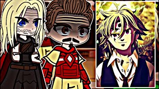 Avengers React to Meliodas  Tiktok  Gacha React [upl. by Alidia]