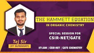 The Hammett Equation in Organic Chemistry for CSIRNETGATE Chemistry by MadChem Classes [upl. by Llyrrad770]