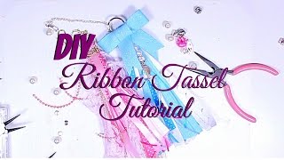 How to Make a Ribbon Tassel Tutorial  Decorate with Me  Hip n Creative [upl. by Molloy]