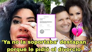 💔Esposo de Carolina Sandoval DESTAPAN porqué le pidió el divorcio ella no se lo espera [upl. by Kassia]