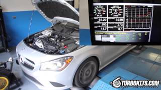 Mercedes CLA 250 Tune Comparisons DYNO [upl. by Eeral]