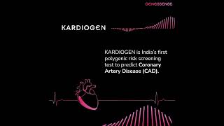 KARDIOGEN  The first polygenic risk screening PRS test in India  Genessense [upl. by Ettelorahc336]