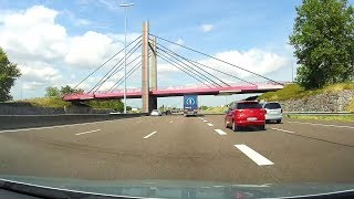 Driving in France Autoroute A6 Chalon to Beaune [upl. by Adyela458]