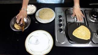 Moong Dal Masala Paratha  Rajasthani Moong Dal Parantha [upl. by Aguste]