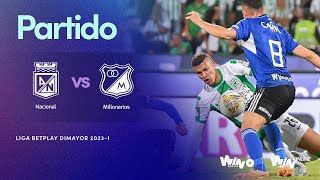 🟢 Nacional vs Millonarios 🔵 Final ida  BetPlay Dimayor 2023 I [upl. by Adel772]