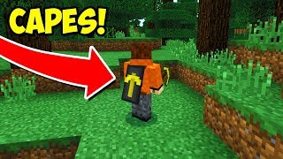 How To Get CAPES in Minecraft PE Custom Capes in MCPE [upl. by Enilrac]