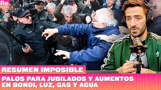 Palos para jubilados y aumentos en bondi luz gas y agua  Resumen Imposible [upl. by Angelico]