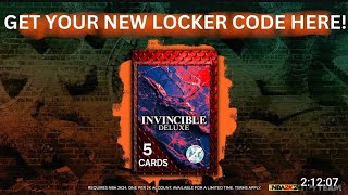 NBA 2k24MyTeam New Limited Time Only Locker CodeHURRYits for a FREE INVINCIBLE DELUXE Pack [upl. by Airdnas]