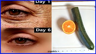 Anti aging cucumber face mask to remove fine lines under eyes fast Under eye wrinkles home remedies [upl. by Maloney]