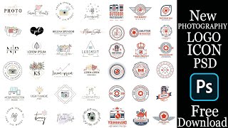 New Photography Logo Icon PSD Free Download  Nitesh GFX [upl. by Eunice]