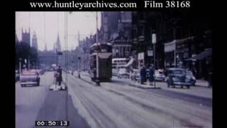 Tollcross Edinburgh 1950s  Film 38168 [upl. by Zillah]