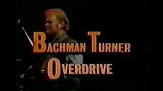 BachmanTurner Overdrive  BTO Live 1988 Saskatchewan Penitentiary Terry David Mulligan MuchMusic [upl. by Ossie]