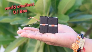 world small DJ Box  how to make small DJ Box  mini DJ kaise banaye  small DJ speaker  Tech Toyz [upl. by Ellevel]