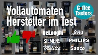 Kaffeevollautomaten Test 2024 ⭐ Teil 2 500 bis 1000€ Vor amp Nachteile beliebter Marken [upl. by Avilys]