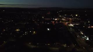 Drone flight over Mintlaw Aberdeenshire  Flying from the South [upl. by Caton]