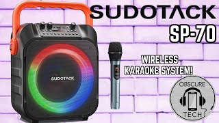 Sudotack SP70 Wireless Microphone Karaoke System  Test  Review [upl. by Nahtannoj]