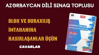 MHM Azərbaycan dili sınaq toplusu 20242025 VIII NƏŞR DÜZGÜN CAVABLAR BÜTÜN MÖVZULAR [upl. by Adalai]