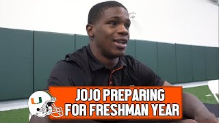 JoJo Trader on Offseason Improvements amp Preparing for Freshman Year  Media Day [upl. by Dietsche248]