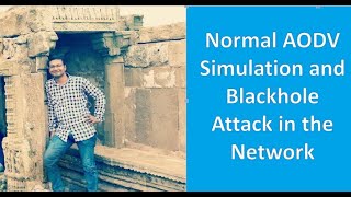 Normal AODV Simulation and Black Hole Attack in the Network [upl. by Aliahs437]