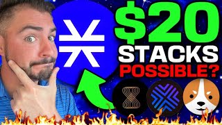 Stacks Upgrade ALERT 20 STX Price Prediction Stacks Token VS Bitcoin Price Today [upl. by Aynekal]