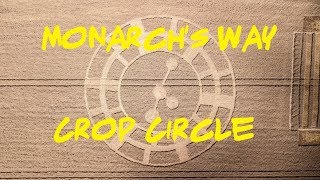 Crop Circle  Monarchs Way near Fonthill Bishop Wiltshire Reported 13th August [upl. by Barbara-Anne]