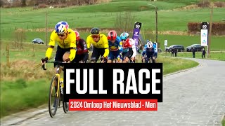 FULL RACE 2024 Omloop Het Nieuwsblad  Men [upl. by Lerej802]