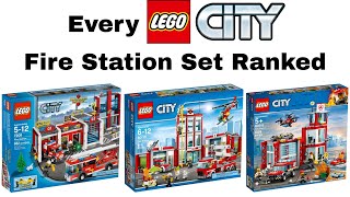 Every LEGO City Fire Station Set Ranked 20052024 [upl. by Thgirw711]