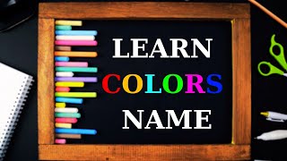 Learn Colors Name in English 🌈  30 Colors names with pictures 🖌️🎨  Types of colors [upl. by Trumaine]