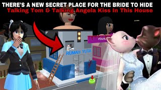 THERES A NEW SECRET HIDDEN PLACE FOR TALKING TOM amp ANGELA HORROR KISS IN YUTA MIOS HOUSE 😱🔥❌❌ [upl. by Asillim]