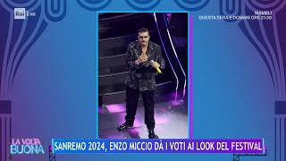 Sanremo 2024 Enzo Miccio dà i voti ai look delle serate del Festival  La Volta Buona 12022024 [upl. by Garek516]