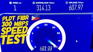 NEW PLDT FIBR PLUS PLAN 300 Mbps Speed Test 5G Makati Metro Manila Philippines Super FAST [upl. by Llemaj816]