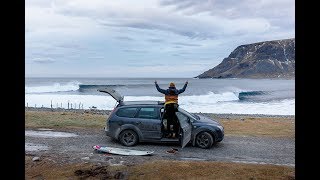 Arctic January A Lofoten Surf Mission With Oliver Hartkopp [upl. by Enitsuj]