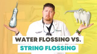 Water Flossing vs String Flossing  Which is Better [upl. by Kneeland170]