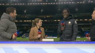 Chelsea vs Tottenham 2  0 Trevoh Chalobahs postmatch interview [upl. by Ecyoj249]