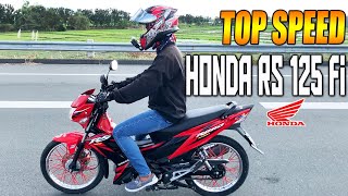 Honda RS125 FI  Top speed test [upl. by Eph]