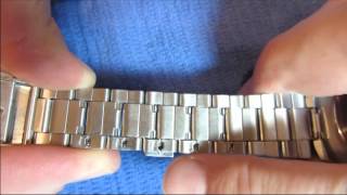 WATCH BAND ADJUSTMENT  RESIZE  HOW TO [upl. by Barrus549]